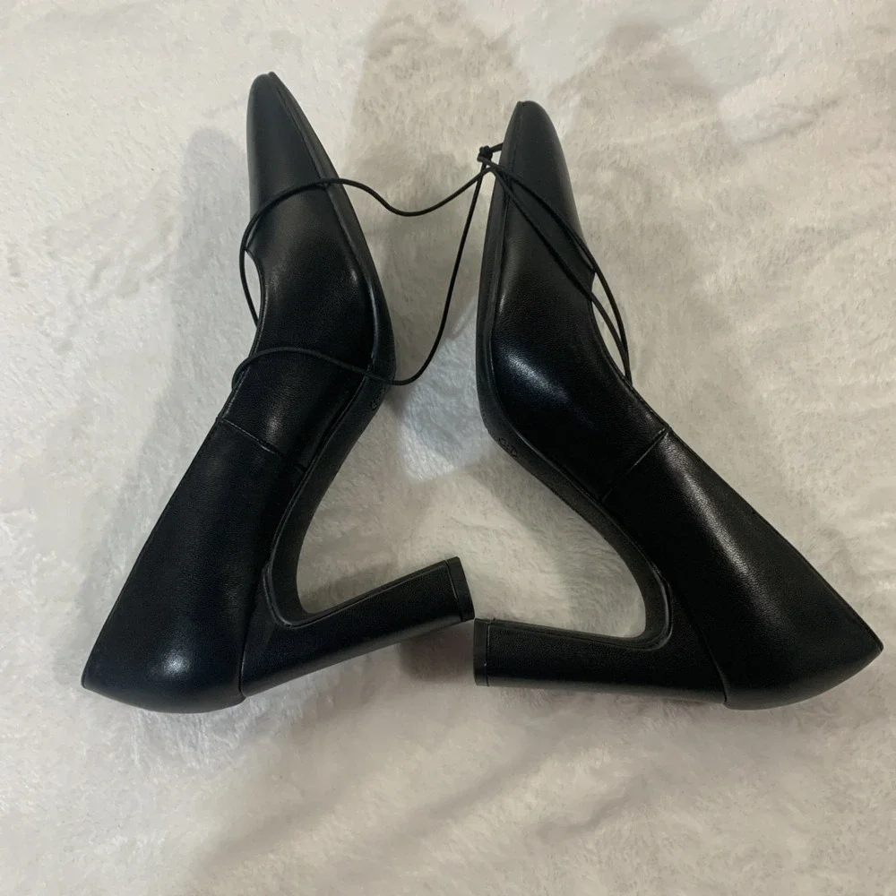 Worthington Wor Zilo Black 3 inch Heels Size 8.5M Women's Shoes NEW